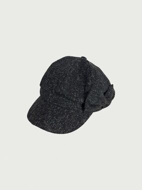 Charcoal Gray Newsboy Cap